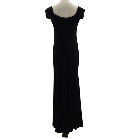 Lulu's Black Off-Shoulder Maxi Dress - Picture 3 of 9